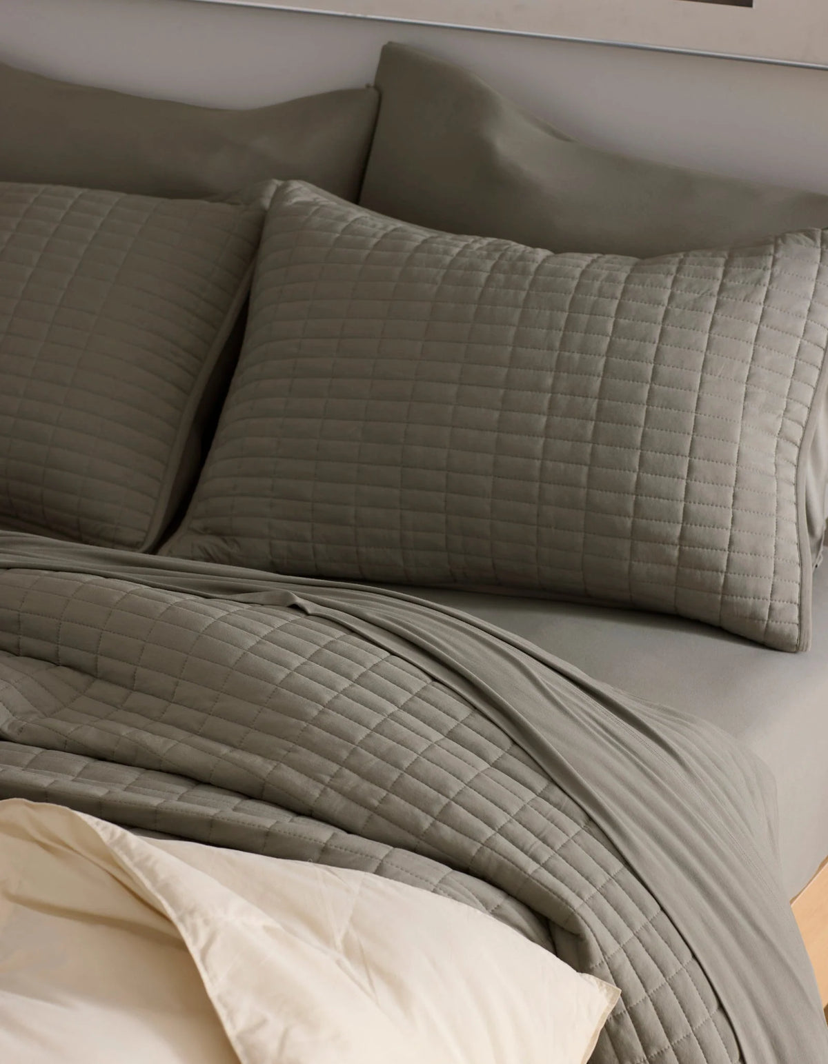 Bamboo Jersey Quilted Shams