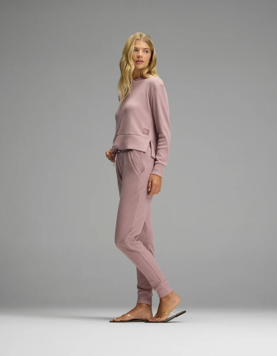 Women's Blake Waffle Hoodie & Jogger Set