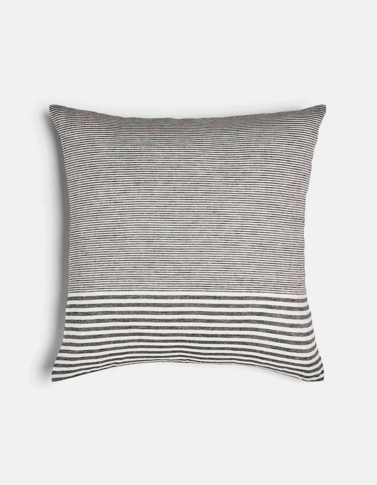 Striped Linen Throw Pillow